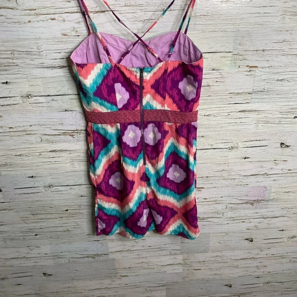 American eagle blue pink mini dress size 2 - Picture 8 of 9